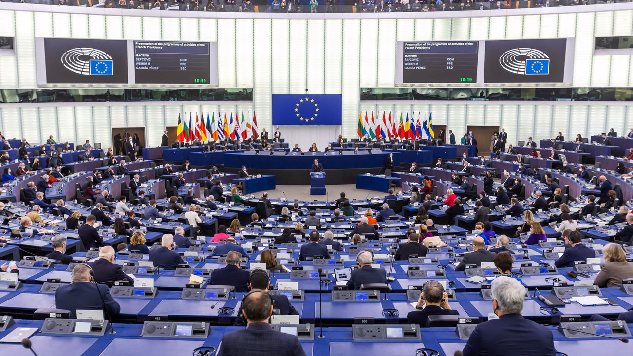 Imagen de una sesión del Parlamento Europeo