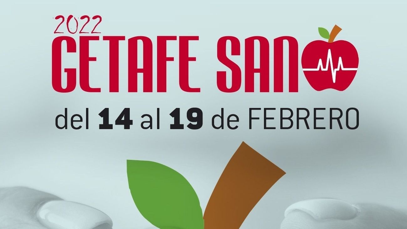 Cartel anunciador de la campaña 'Getafe Sano'