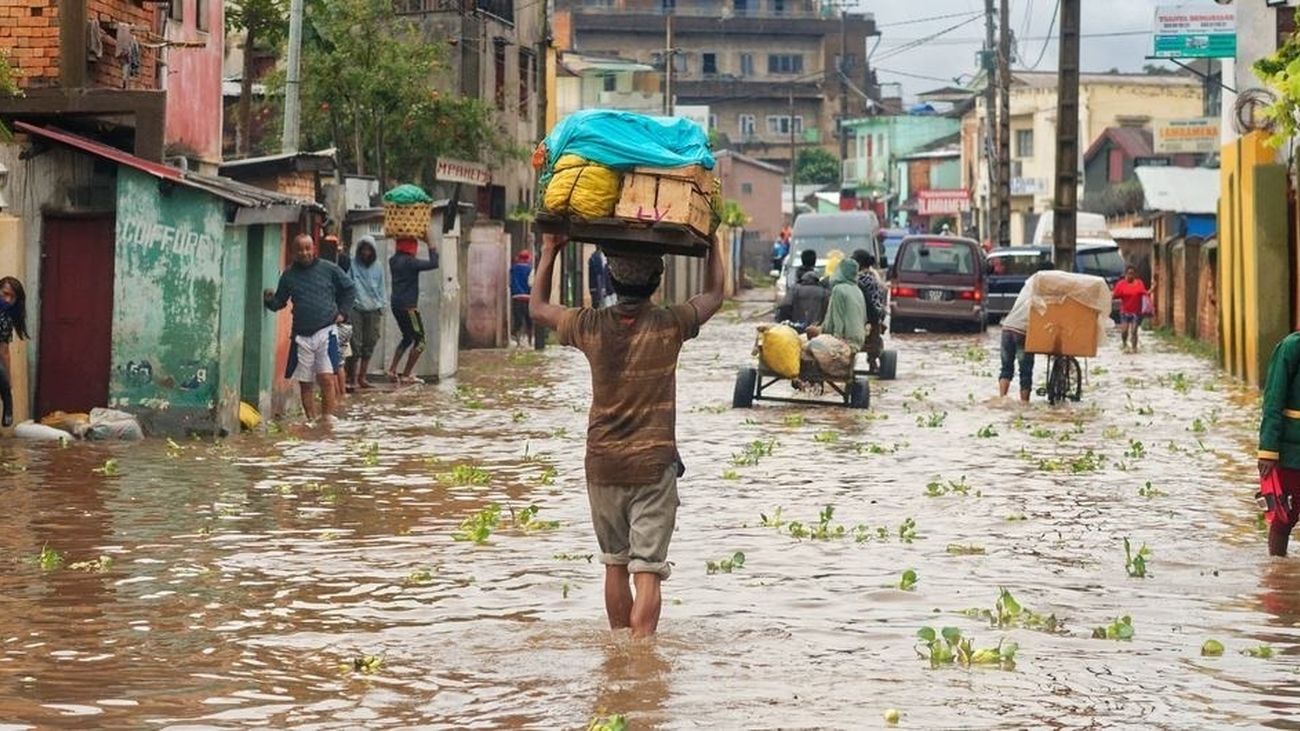 Inundaciones en Madagascar