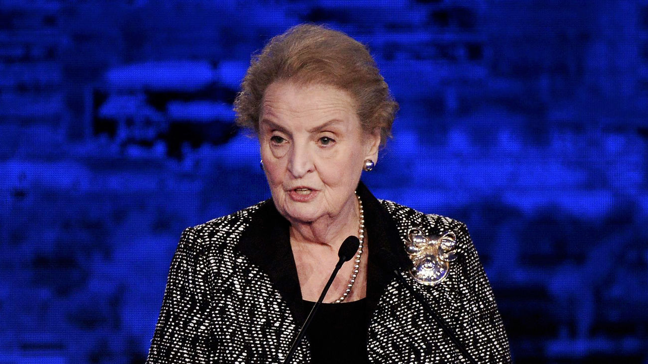 La exsecretaria de Estado de EE.UU, Madeleine Albright