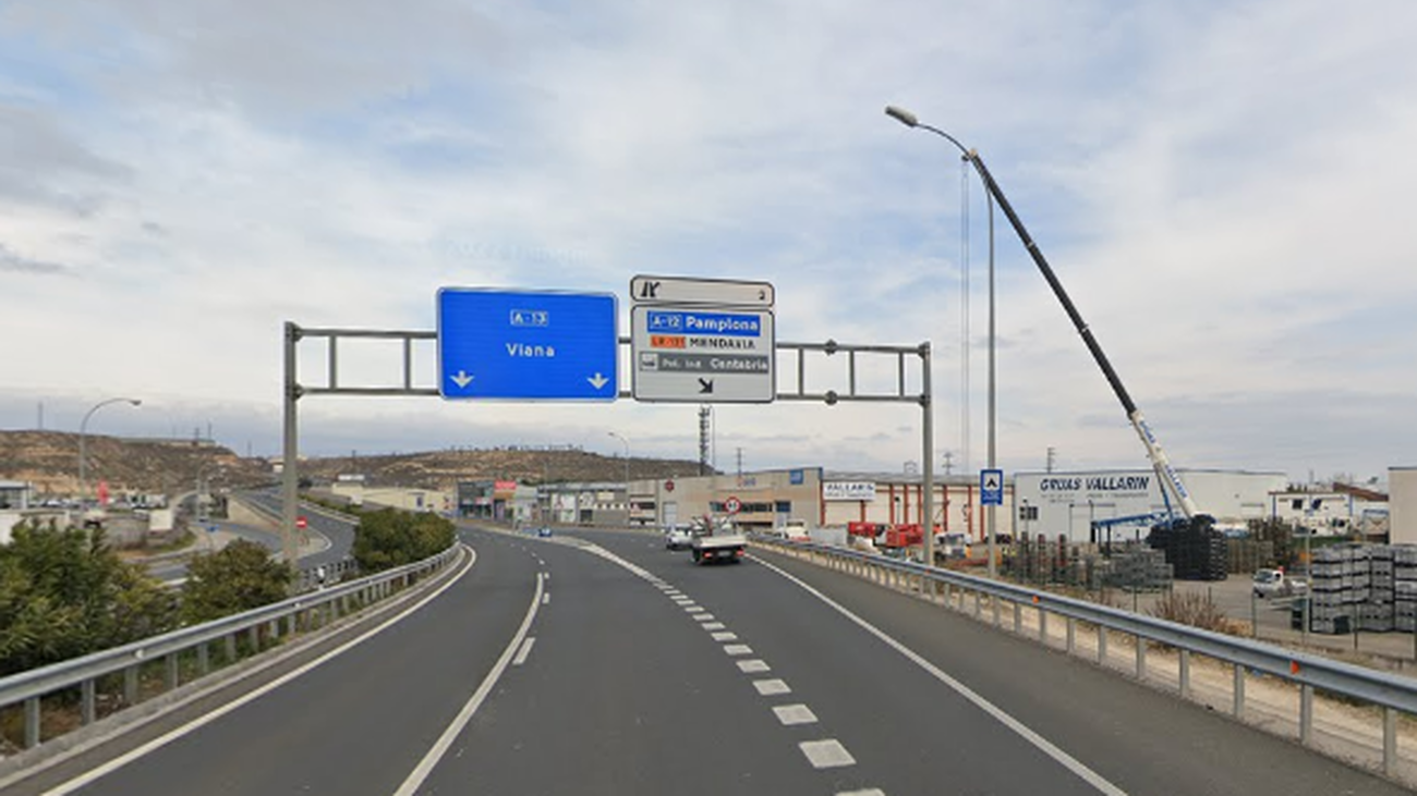 Autovía A-13 a su paso por Logroño