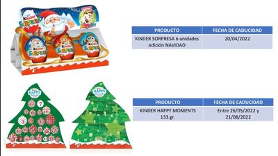 Kinder retira 3.000 toneladas de producto por la salmonelosis