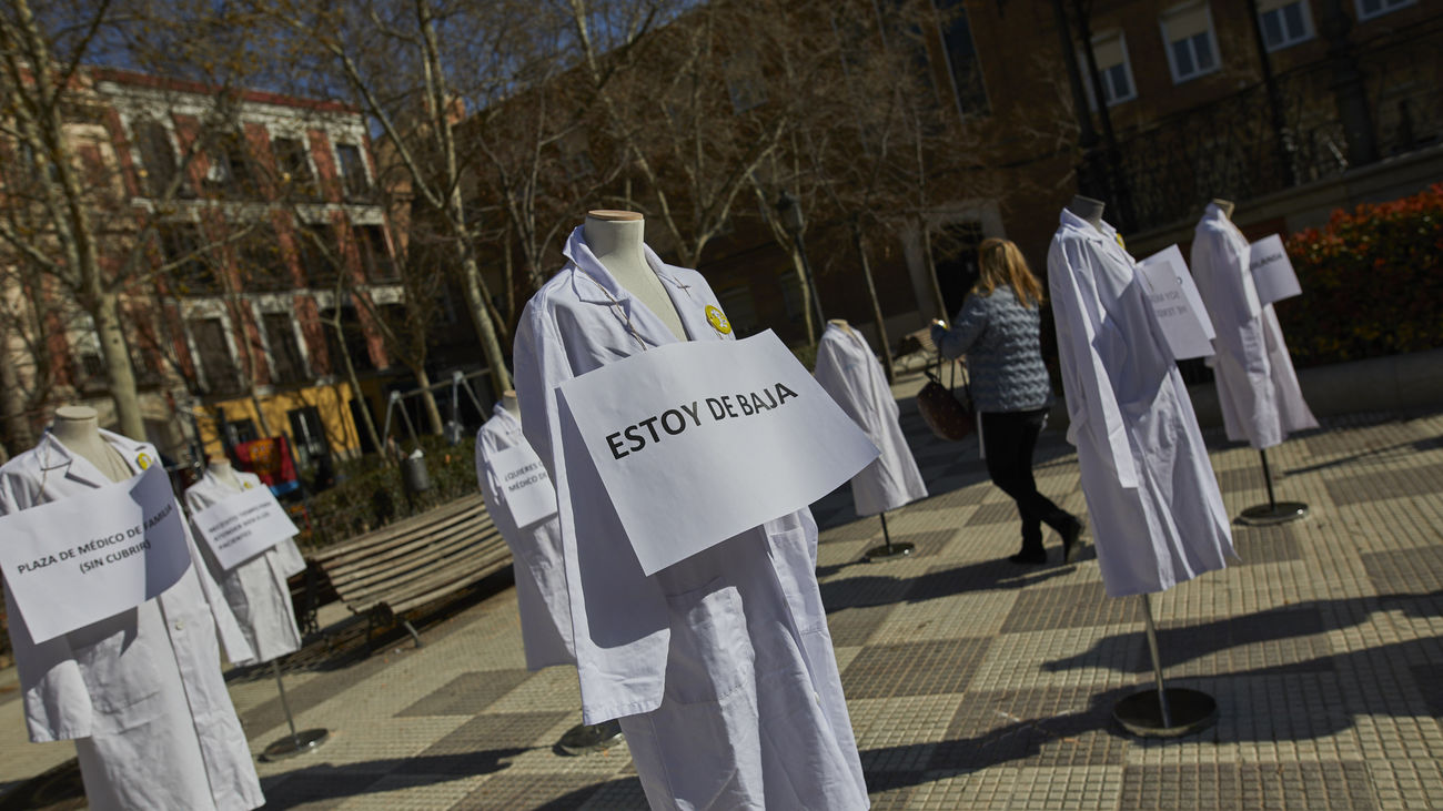 Huelga de médicos en Madrid en el año 2021