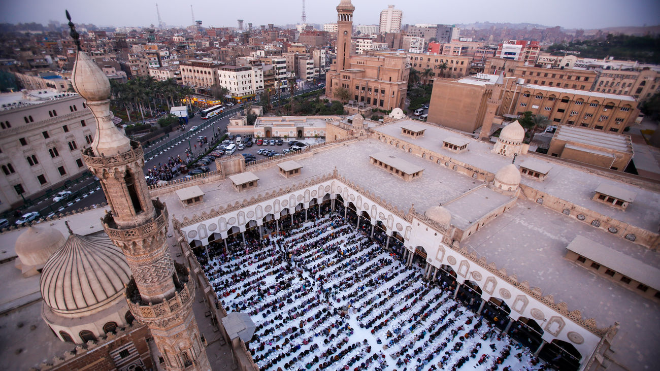 Imagen de una mezquita en El Cairo