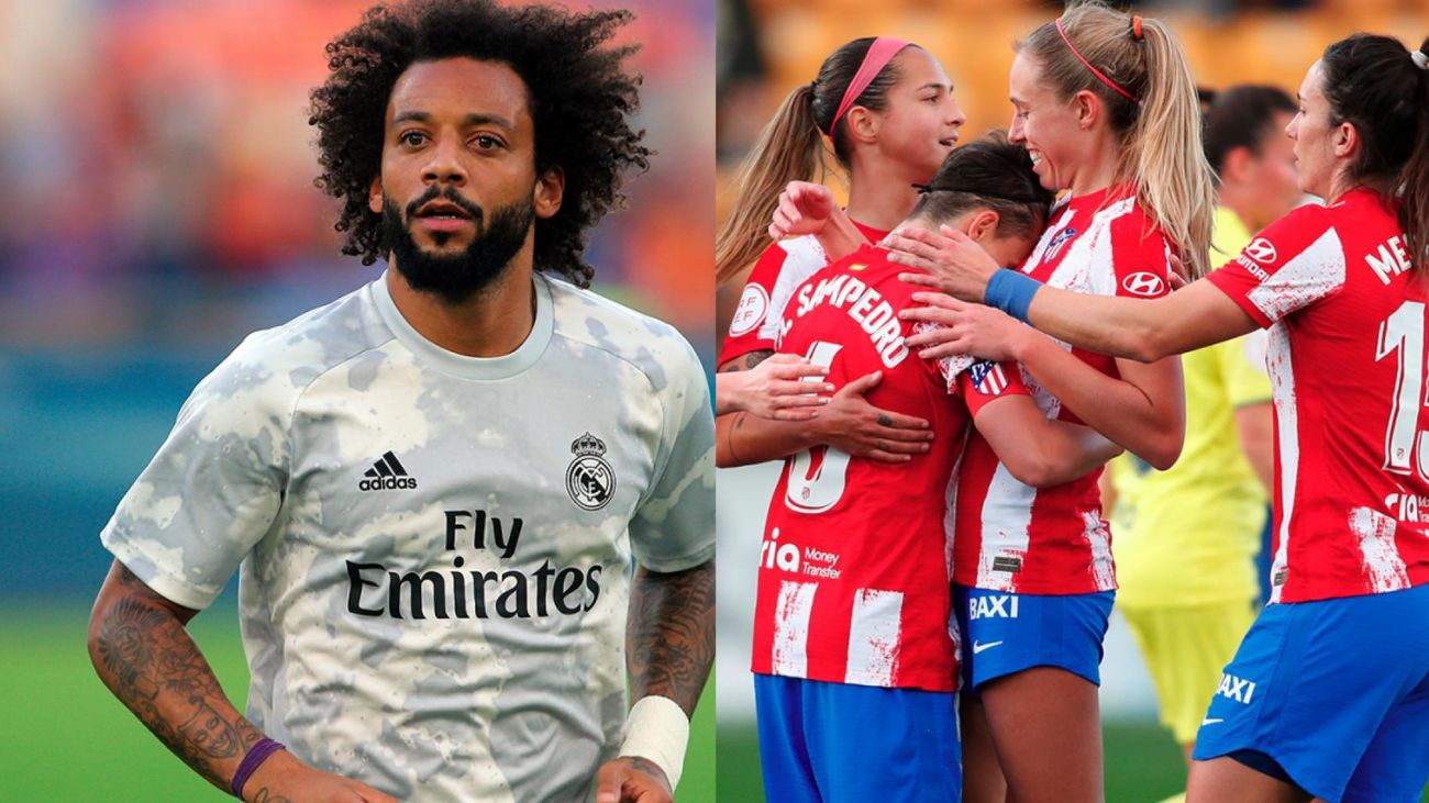 Marcelo Y El Atlético De Madrid Femenino Premio Siete Estrellas