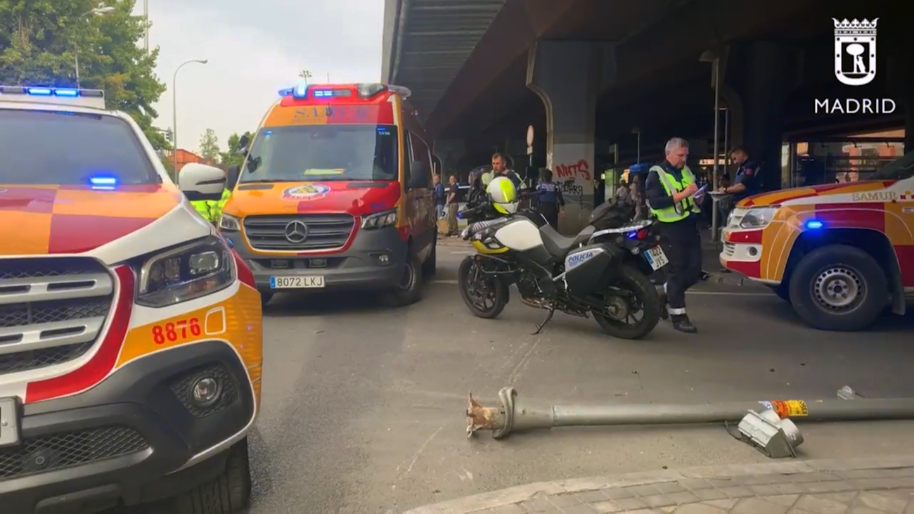 Un conductor atropella a una mujer en Puente de Vallecas y se da a la fuga