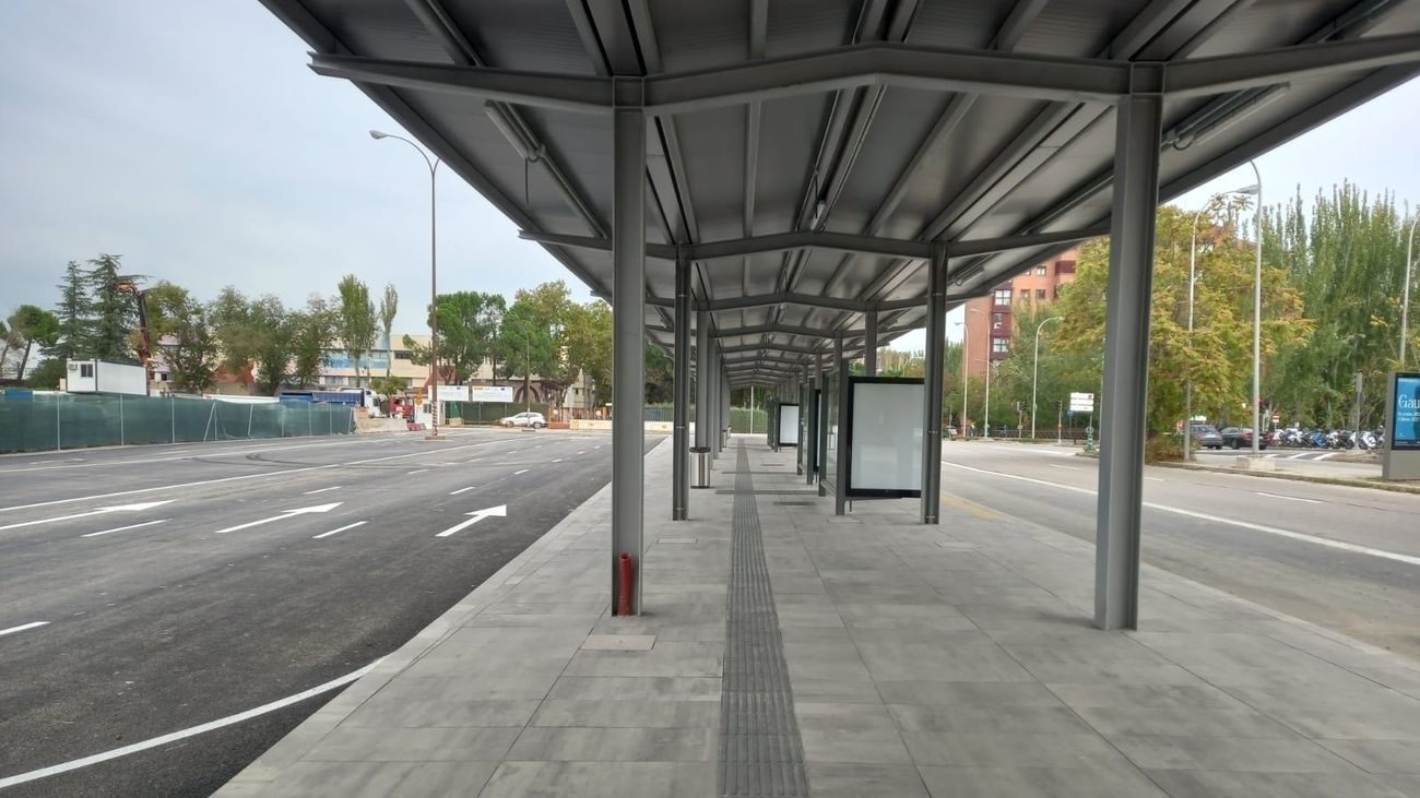 Nueva ubicación de la parada de taxi de la estación de Chamartín