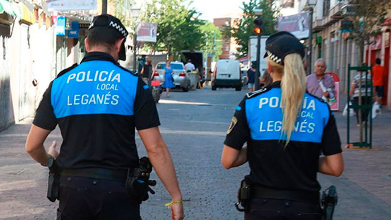 Agentes de la Policía Local de Leganés