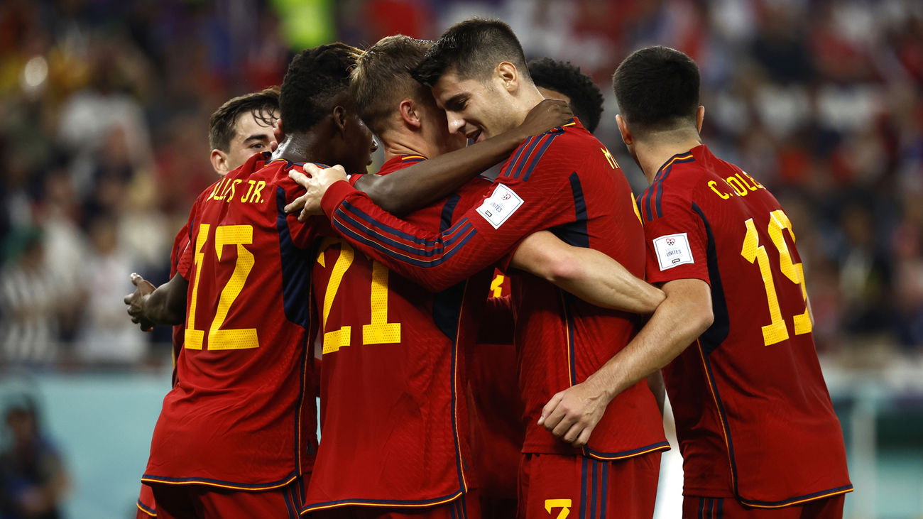 España, selección más goleadora con mayor posesión del Mundial 2022