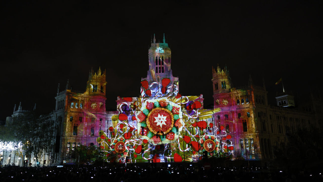 Video mapping de Navidad de Madrid