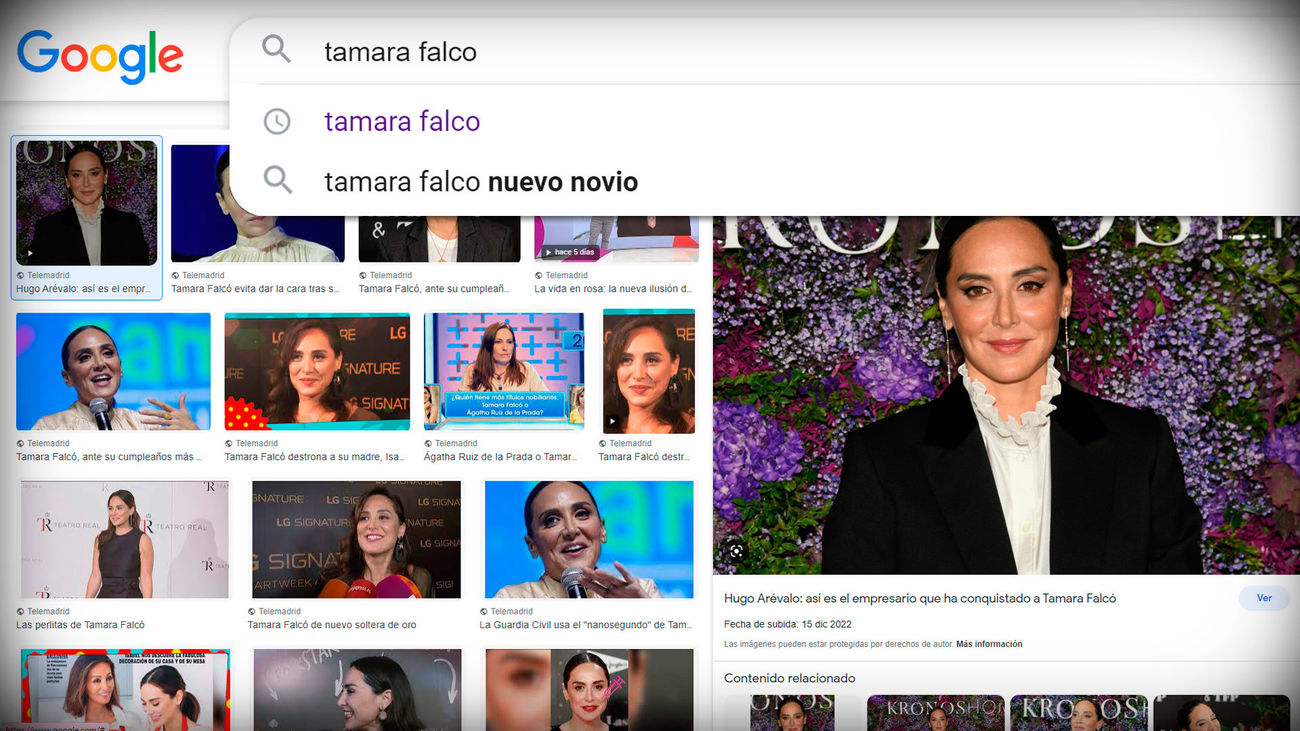 Tamara Falcó, el personaje más buscado en España en 2022