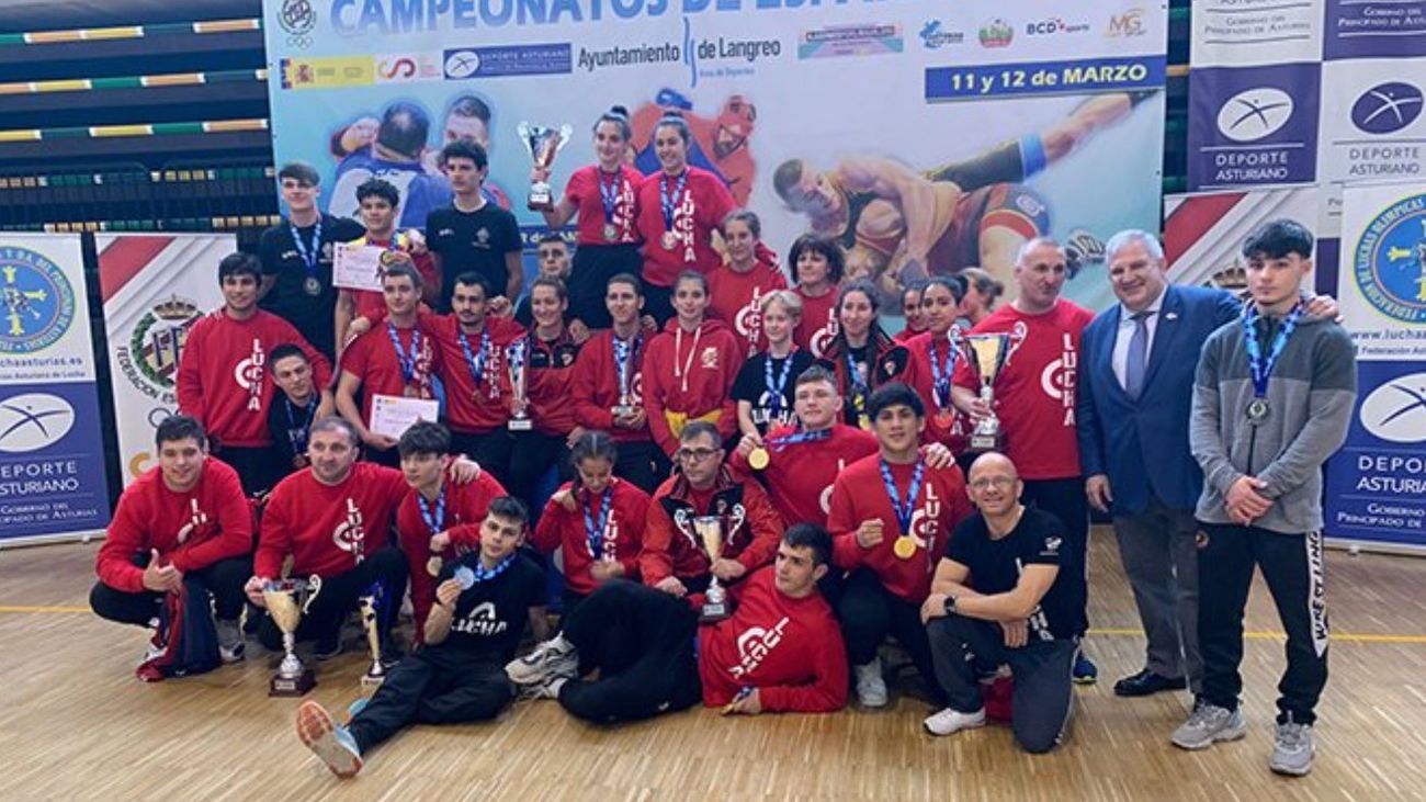 Equipo de Madrid sub'20 de Luchas Olímpicas