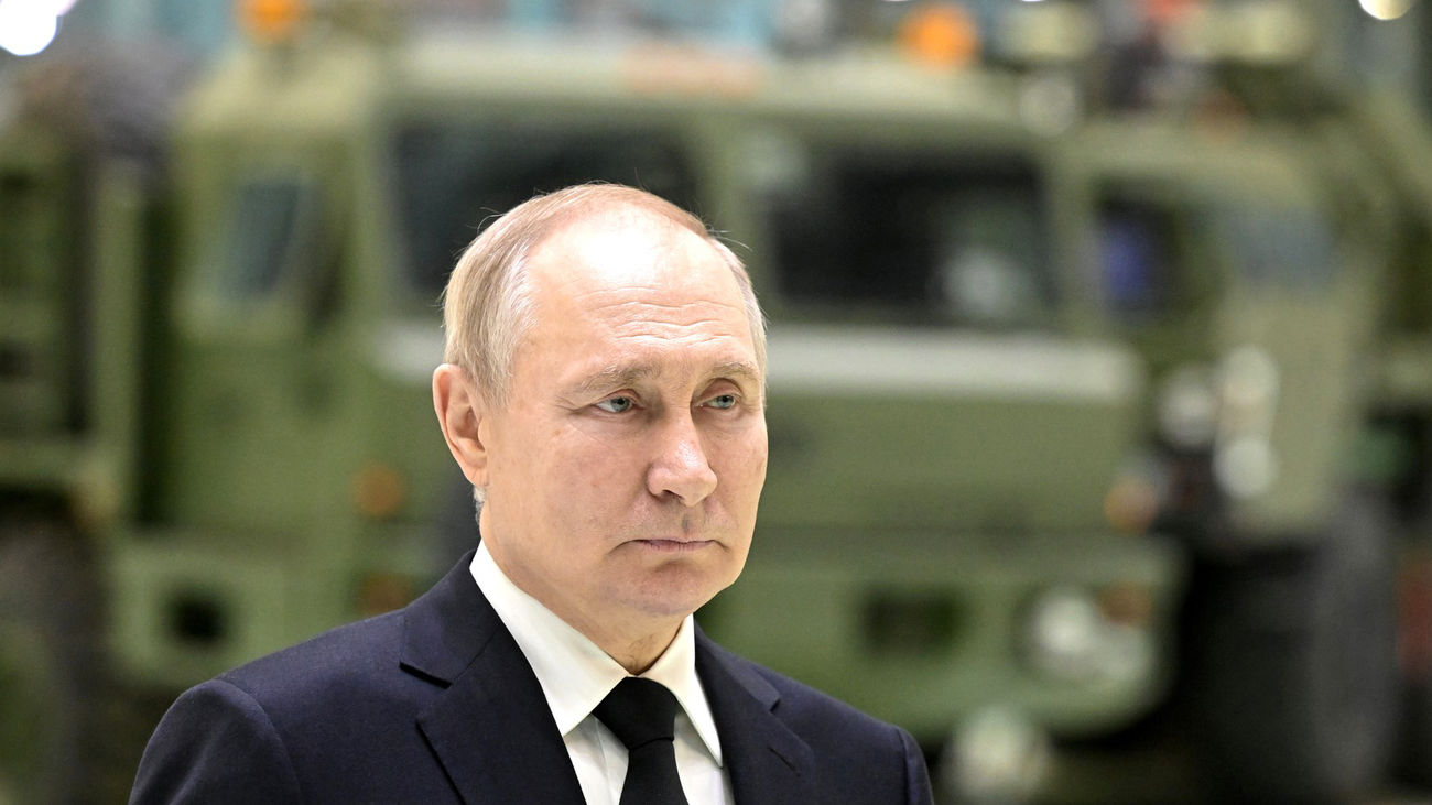 El presidente de la Federación Rusa, Vladímir Putin, en San Petersburgo