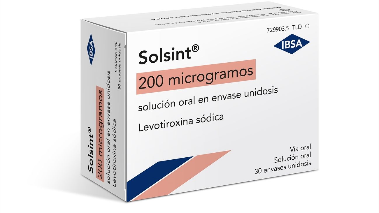 Sanidad retira seis lotes del tratamiento para la tiroides 'Solsint' por un defecto de calidad