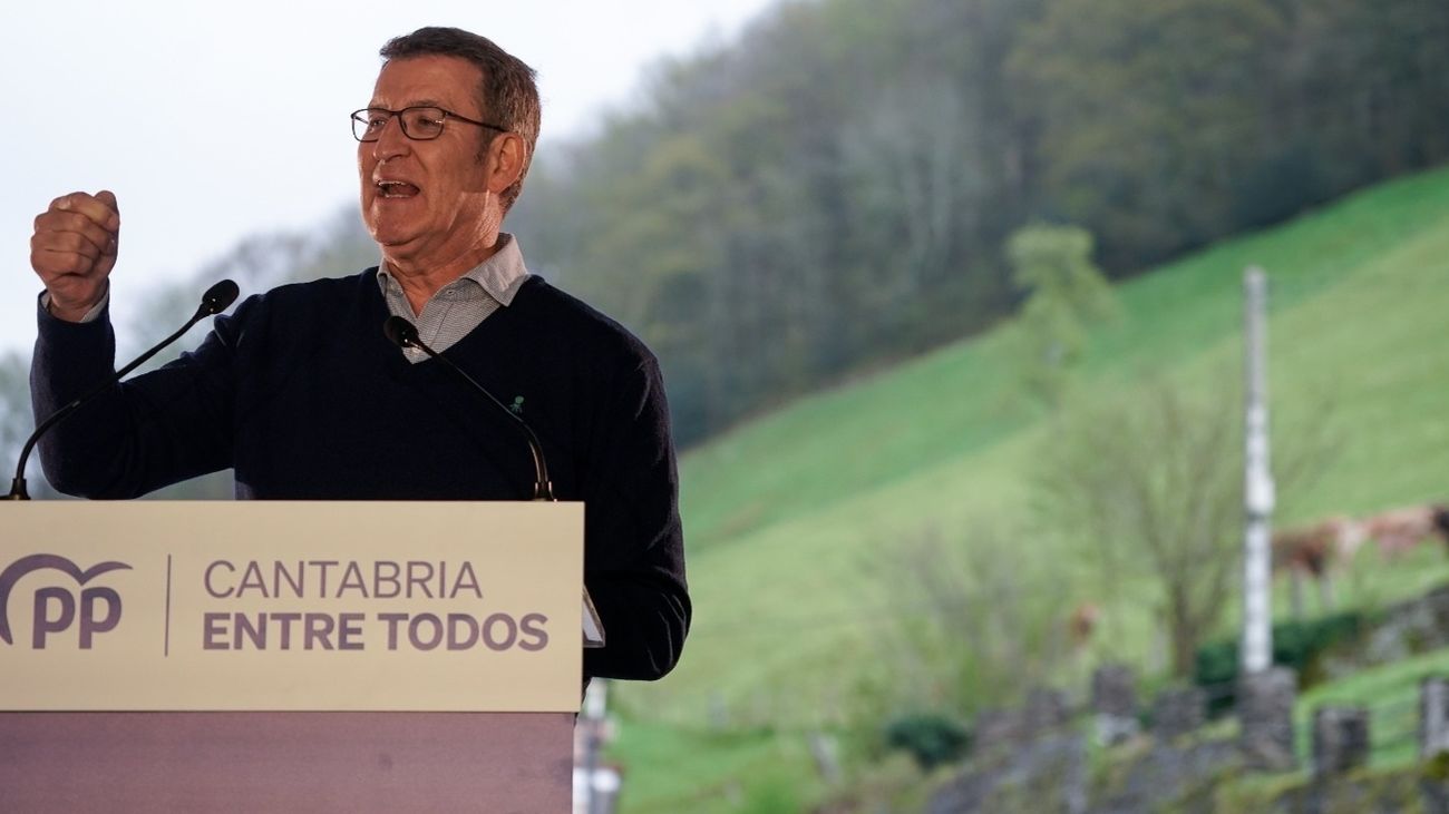 Feijóo acusa a Sánchez de entregar las políticas públicas a Podemos, ERC y Bildu con su "ley antivivienda"