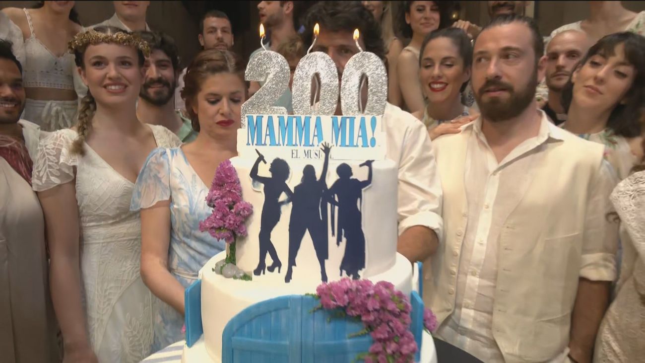 El musical 'Mamma Mia!' cumple 200 funciones en el Teatro Rialto