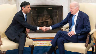 Biden y Sunak se reúnen con el foco en Ucrania, la economía y la inteligencia artificial