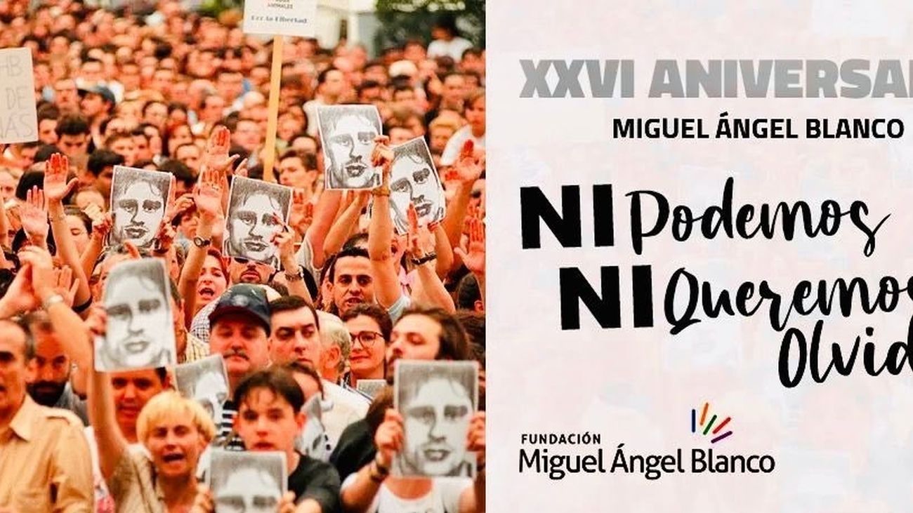 26 aniversario del secuestro y asesinato de Miguel Ángel Blanco