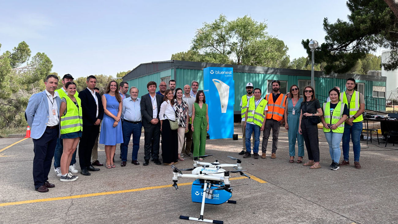 El Hospital de Cantoblanco acoge con éxito el primer vuelo con dron para el transporte de material sanitario