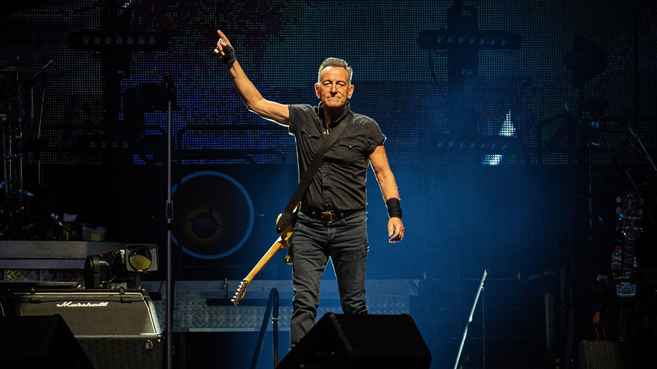 Bruce Springsteen en el Estadi Olímpic de Barcelona, en 2023