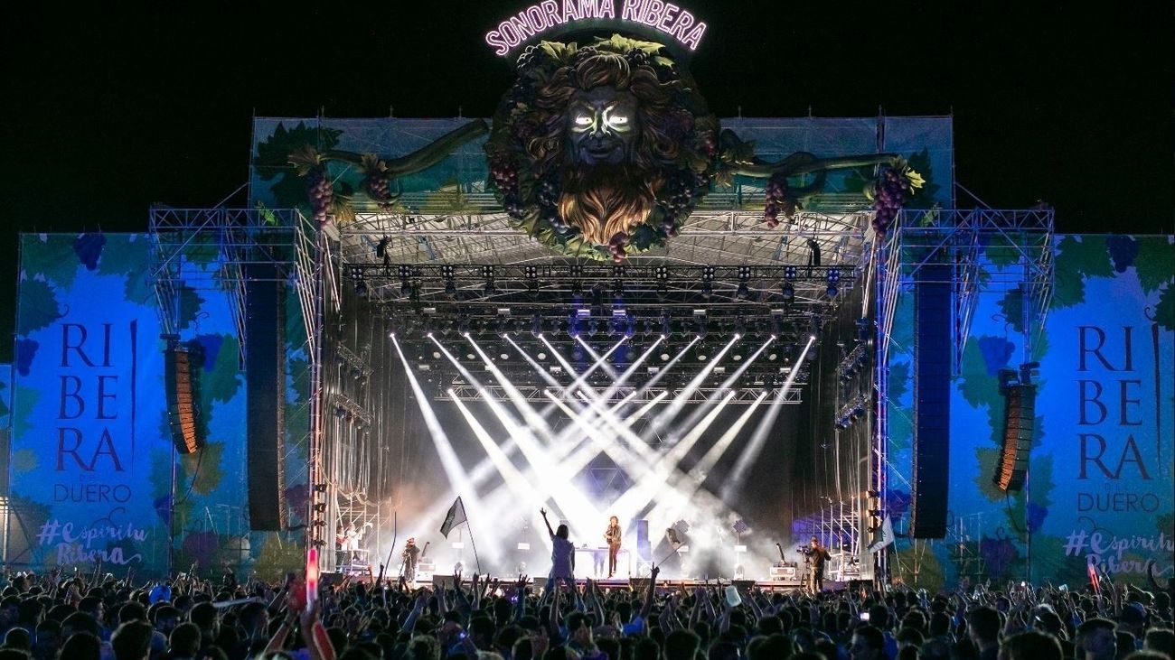 Escenario del Sonorama Ribera, en Aranda de Durero