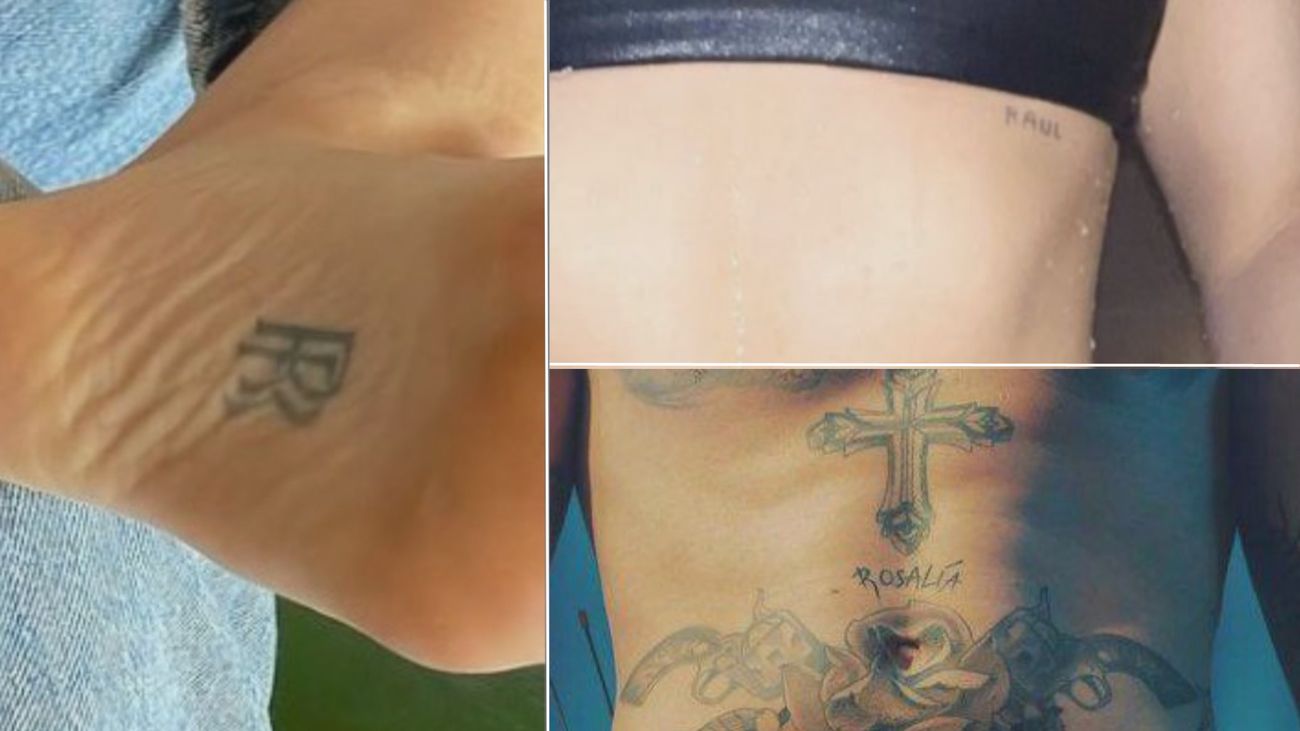 Los tatuajes RЯ que Rosalía y Rauw se dedicaron, ¿ahora qué?