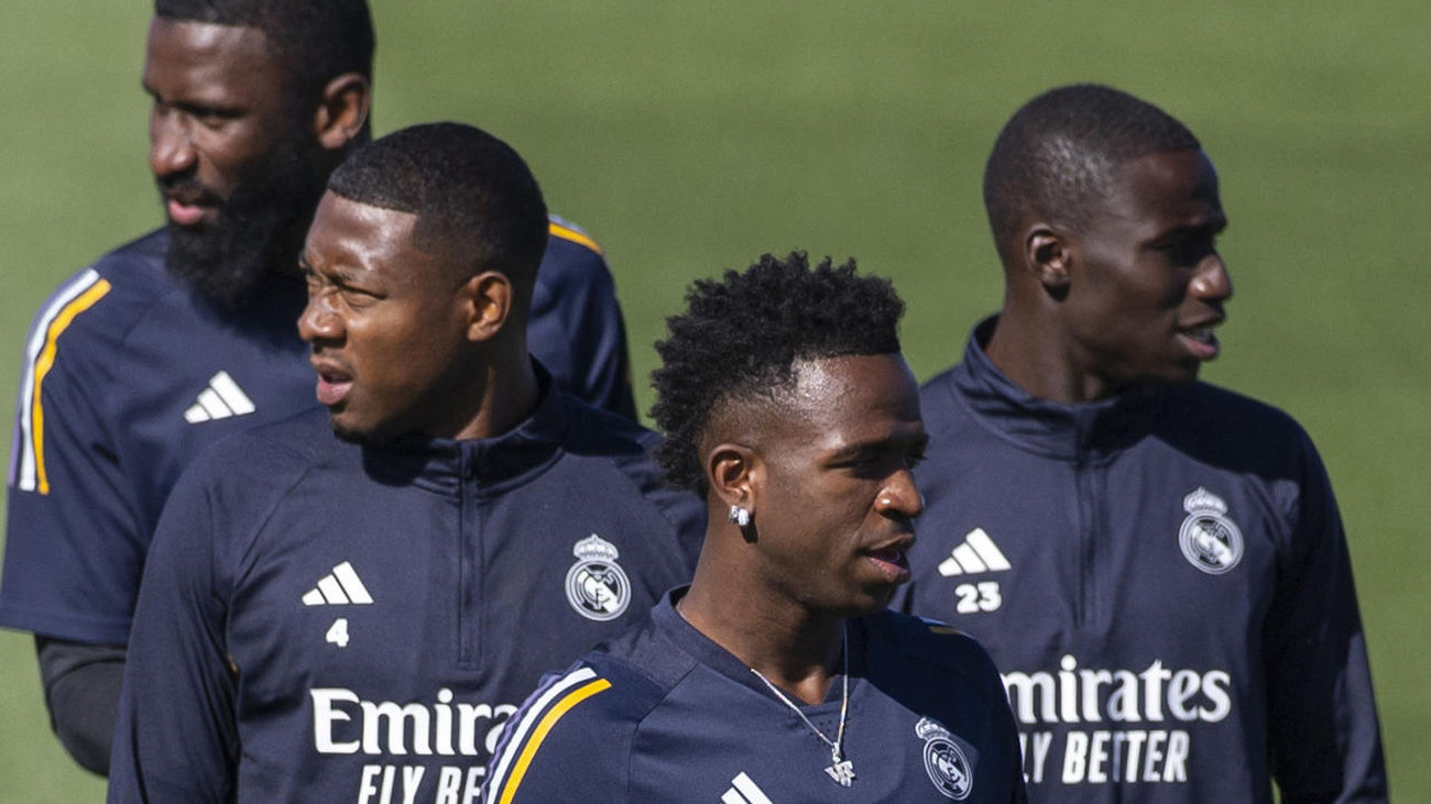 Vinícius, Rudiguer, Alaba y Mendy