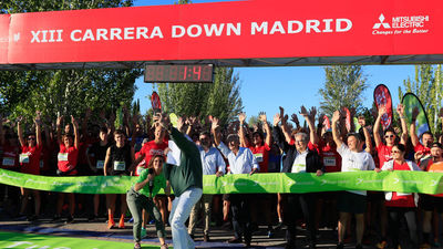 La XIV edición de la Carrera Down Madrid se celebra este domingo en el Parque Juan Carlos I