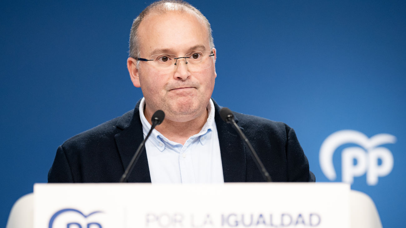 El vicesecretario nacional de Coordinación del PP, Miguel Tellado