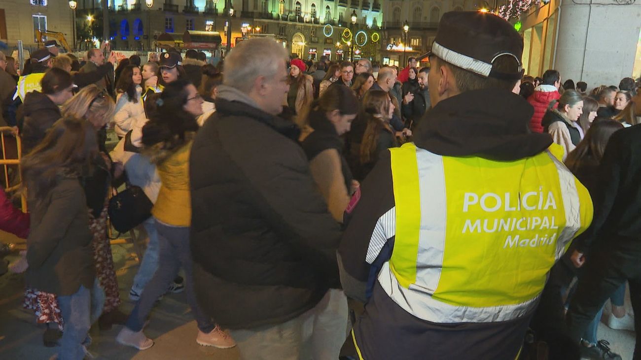 Agentes de Policía Municipal de Madrid en Sol