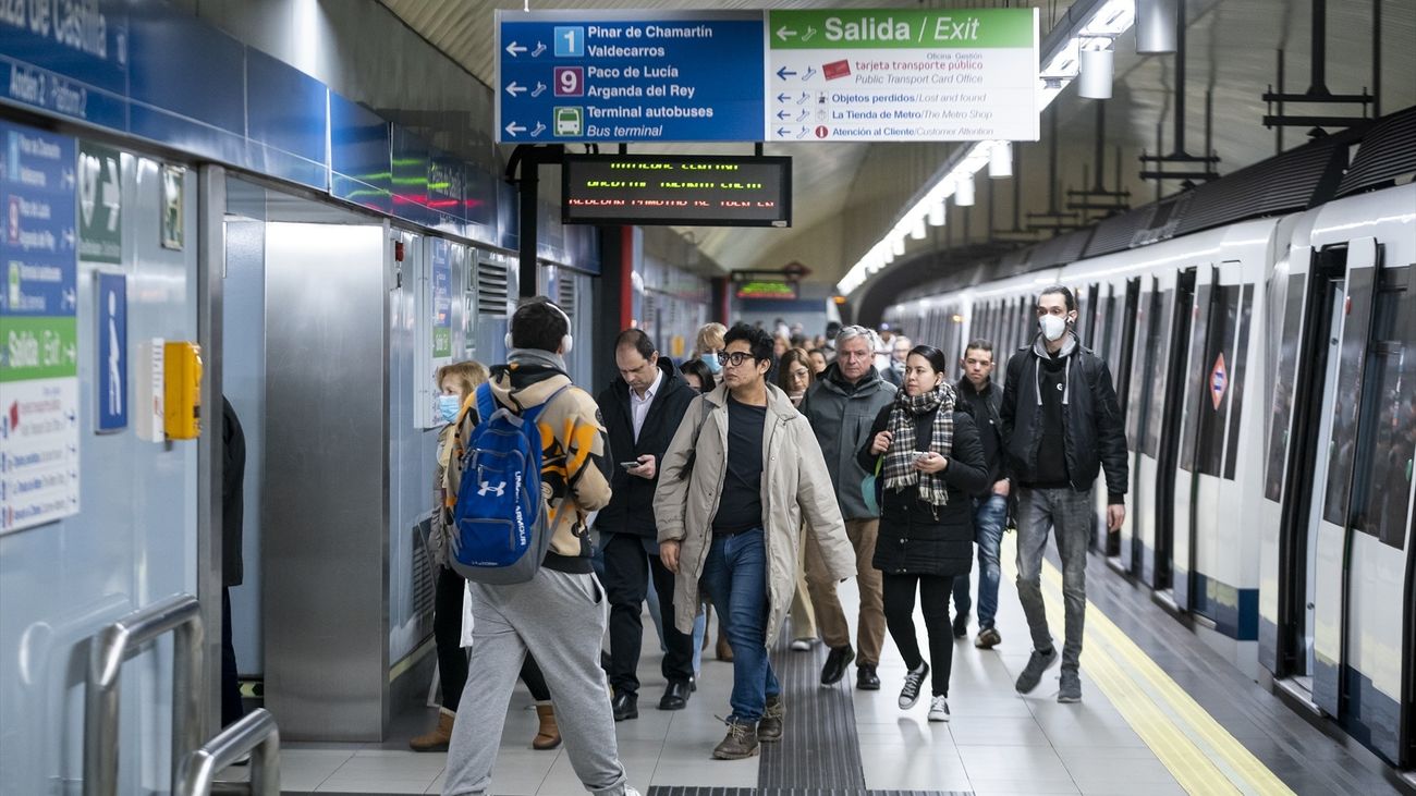 Estación de Plaza de Castilla del Metro de Madrid