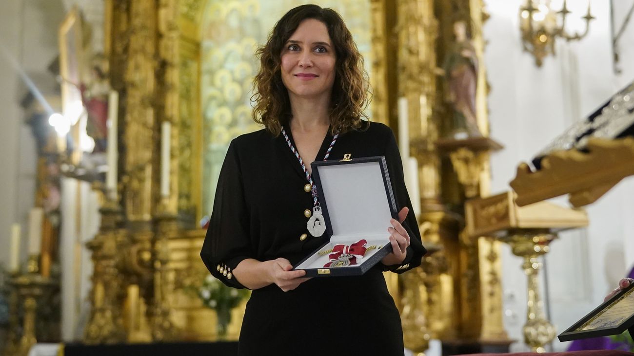 Díaz Ayuso, nombrada Camarera Honorífica de la Real e Ilustre Congregación Nuestra Señora de la Soledad y el Desamparo
