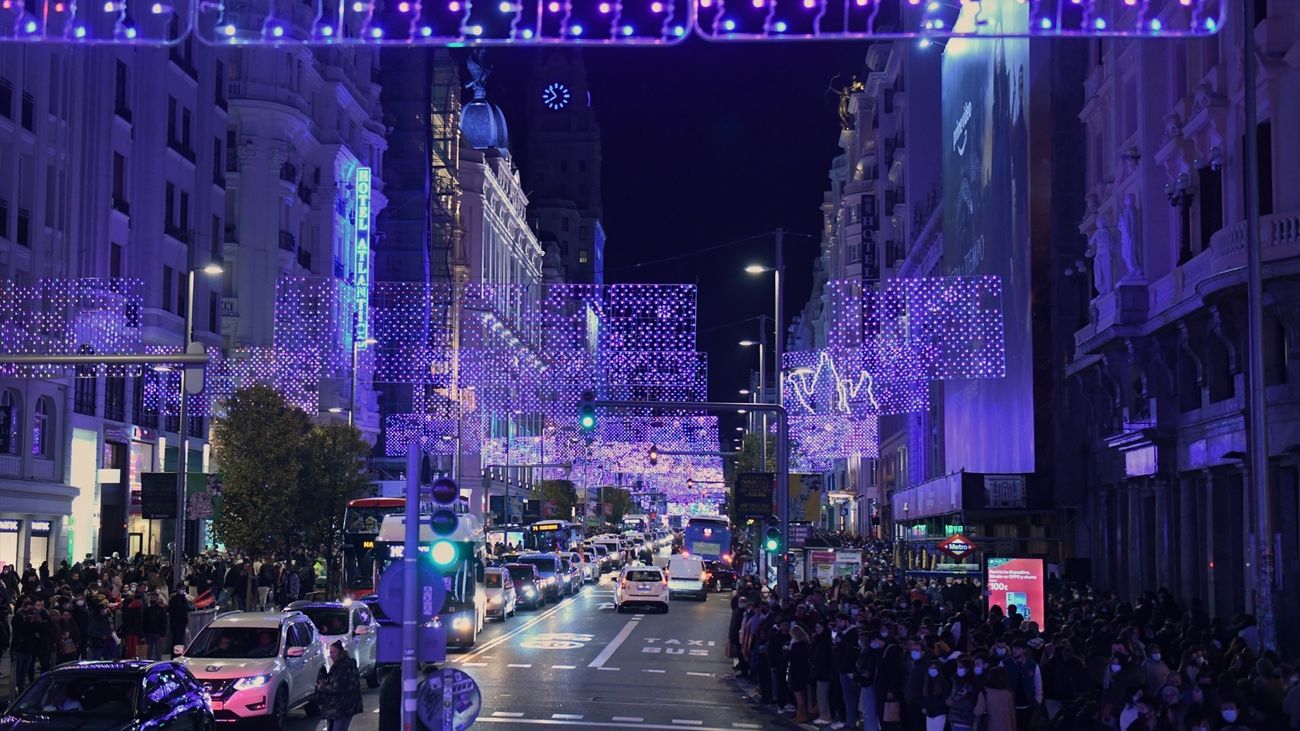 Luces de Navidad en Madrid