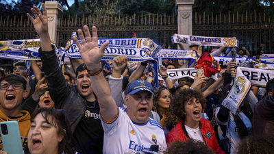 Cibeles celebró la Liga número 36 del Real Madrid