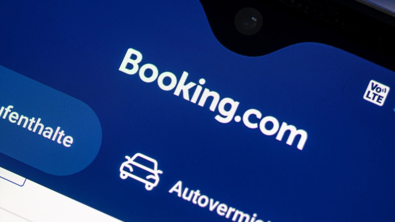 Página web de booking