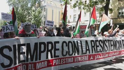 4.000 personas en Madrid piden al Gobierno romper relaciones con Israel y claman por el alto al fuego en Gaza