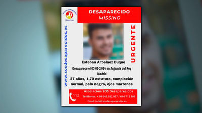Se busca a Esteban, un joven de 27 años desaparecido en Arganda del Rey