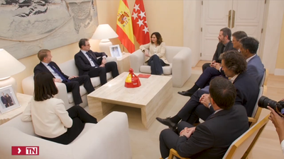 Ayuso y Almeida reciben al presidente de la hotelera Marriott en su primera visita a Madrid