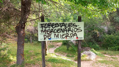 Denuncian mensajes amenazantes en La Pedriza contra los agentes forestales