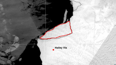 Un iceberg de un tamaño similar a Málaga se desprende de la Antártida