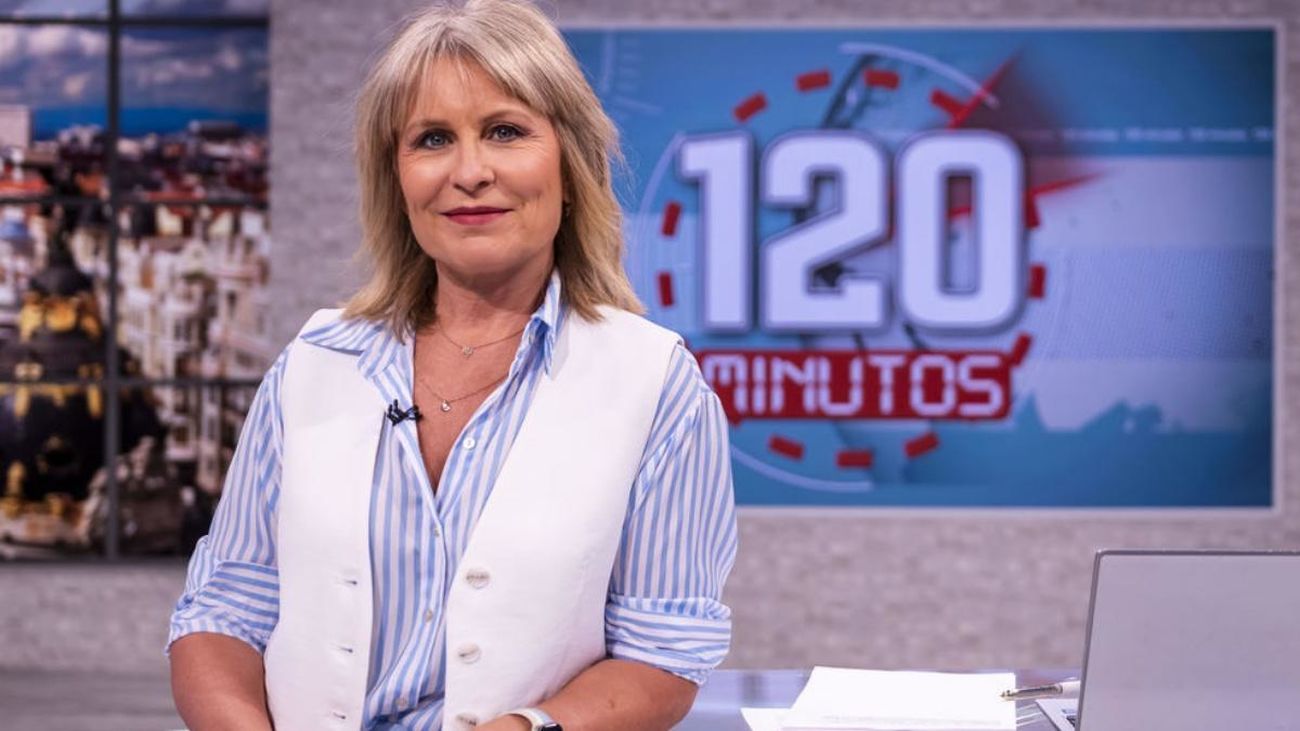 María Rey, presentadora de '120 Minutos'