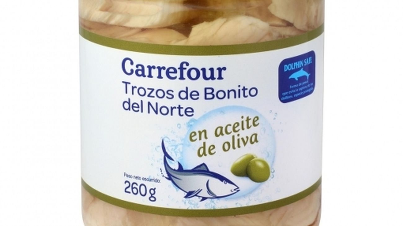 Bonito del norte en aceite de oliva de la marca Carrefour