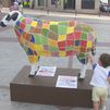 'Pinta una churra' anima a decorar esculturas de ovejas en Colmenar Viejo