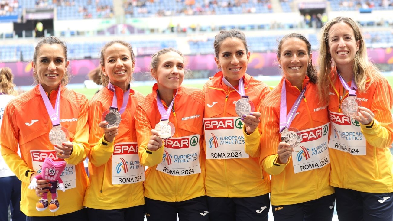 Equipo femenino de medio maratón