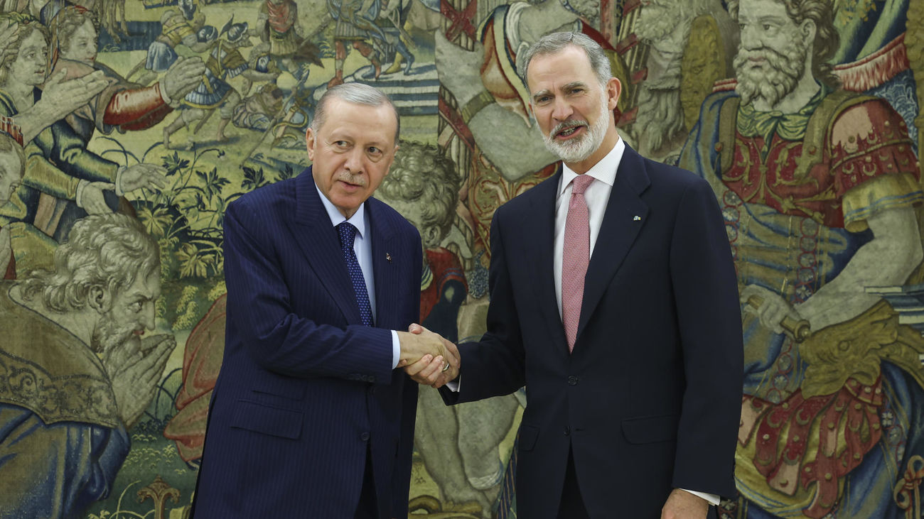 Encuentro entre el Rey  Felipe Vi y  Recep Tayyip Erdogan