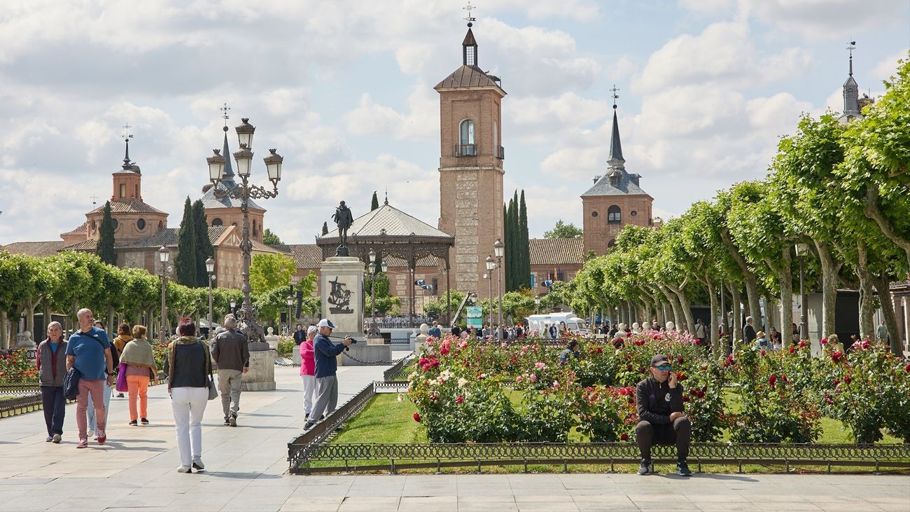 La Plaza de Cervantes en Alcalá de Henares