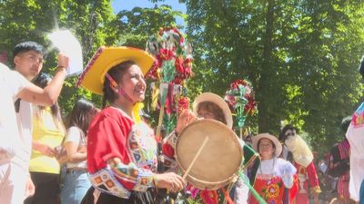 Peruanos y ecuatorianos celebran en El Retiro la Fiesta del Sol