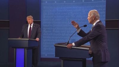 Trump y Biden se miden en un histórico debate empatados en las encuestas