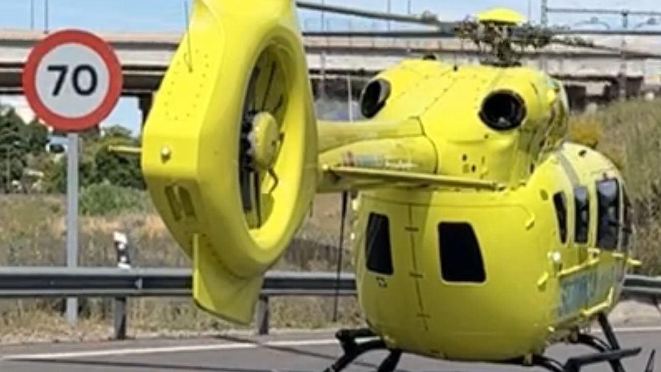 Helicóptero del SUMMA 112