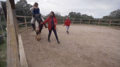Los caballos, los mejores terapeutas de Olmeda de las Fuentes